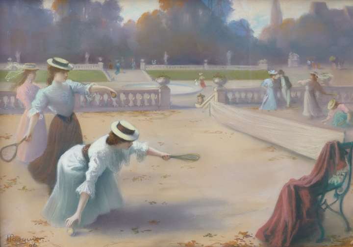 "TENNIS IN THE JARDIN DU LUXEMBOURG"